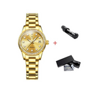 OLEVS Relógio Feminino Original Automático a Prova D'água Aço Inoxidável 7003F 29mm