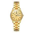 OLEVS Relógio Feminino Original Clássico Quartzo a Prova D'água Aço Inoxidável 5567 29mm