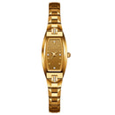 OLEVS Relógio Feminino Original Fino Quartzo a Prova D'água Aço Tungstênio 5501 15mm