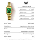 OLEVS Relógio Feminino Original Quartzo 100% Aço Inoxidável a Prova D'água 9995