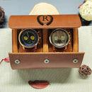 Caixa Relógios Personalizável Luxo Couro PU 1 a 3 Slots