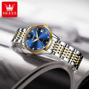 OLEVS Relógio Feminino Original Automático a Prova D'água Aço Inoxidável 6602 26mm