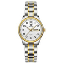 OLEVS Relógio Feminino Original Clássico Quartzo a Prova D'água Aço Inoxidável 5567 29mm