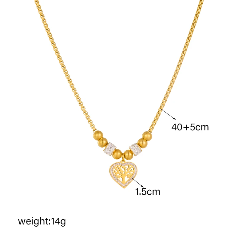 Colar Feminino Aço Arvore da Vida