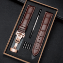 Pulseiras Relógios Couro PU Reposição na Caixa com Acessórios