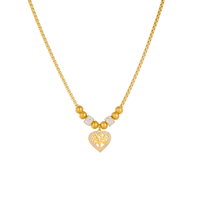 Colar Feminino Aço Arvore da Vida