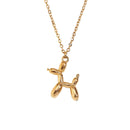 Colar Cachorro Balão Banhado em Ouro 18k