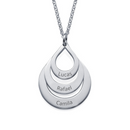 Colar Amor Fraterno com Nomes Personalizáveis