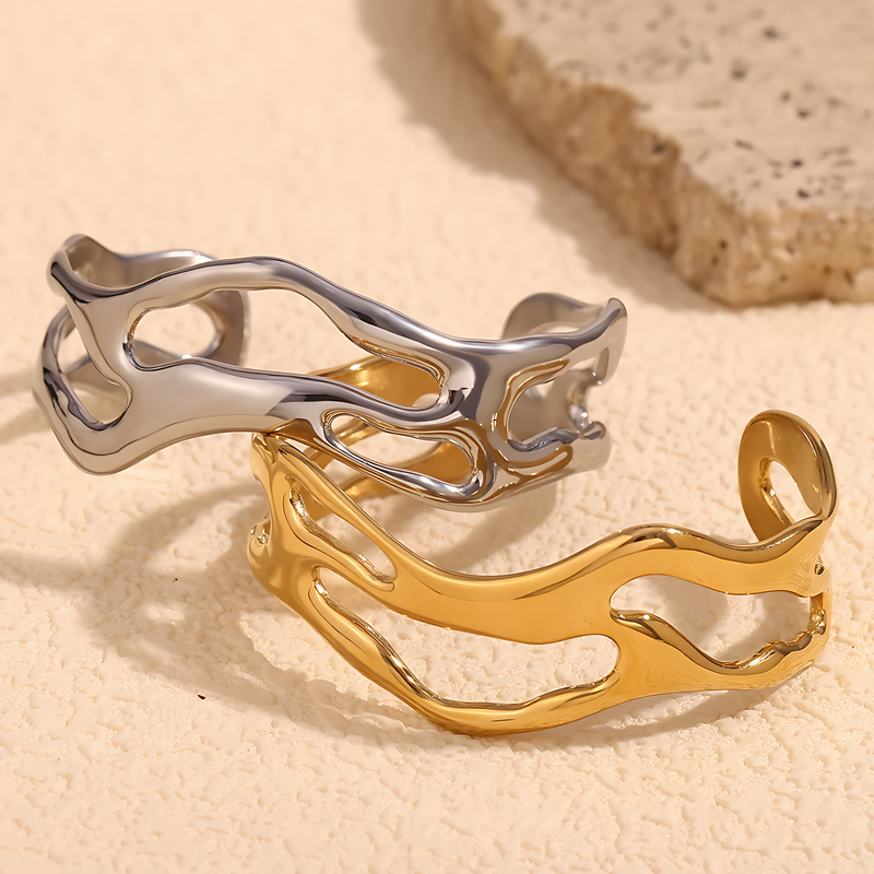 Bracelete Feminino Banhado em Ouro 18k