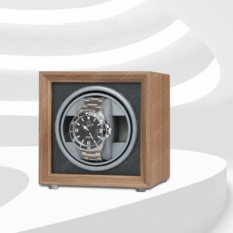 Caixa Giratória Relógios Automáticos Luxo 1 a 4 Slots USB e Type-C