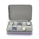 Caixa Relógios Luxo com Ziper e Almofadas 6 e 12 Slots