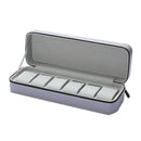 Caixa Relógios Luxo com Ziper e Almofadas 6 e 12 Slots