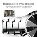 OLEVS Relógio Feminino Original Fino Quartzo a Prova D'água Aço Tungstênio 8697L 24mm