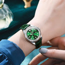 OLEVS Relógio Feminino Original Brilhantes Quartzo a Prova D'água Aço Inoxidável 9945 34mm