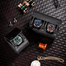 Caixa Relógios Personalizável Luxo Couro PU 1 a 3 Slots